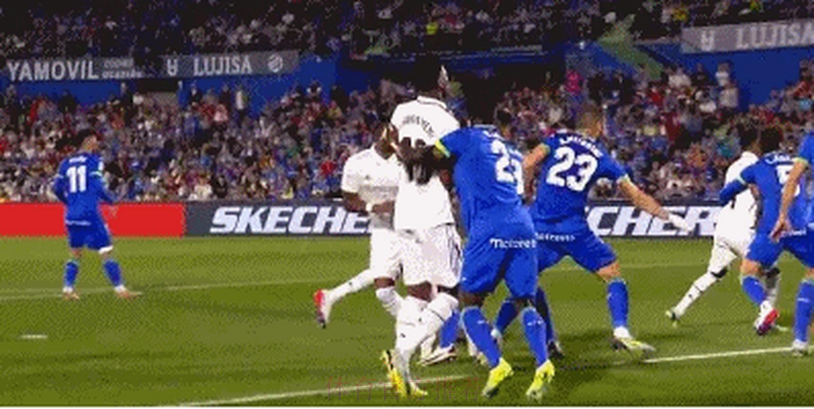 西甲-米利唐破门罗德里戈进球被吹 皇马1-0赫塔菲 西甲-米利唐破门罗德里戈进球被吹 皇马1-0赫塔菲